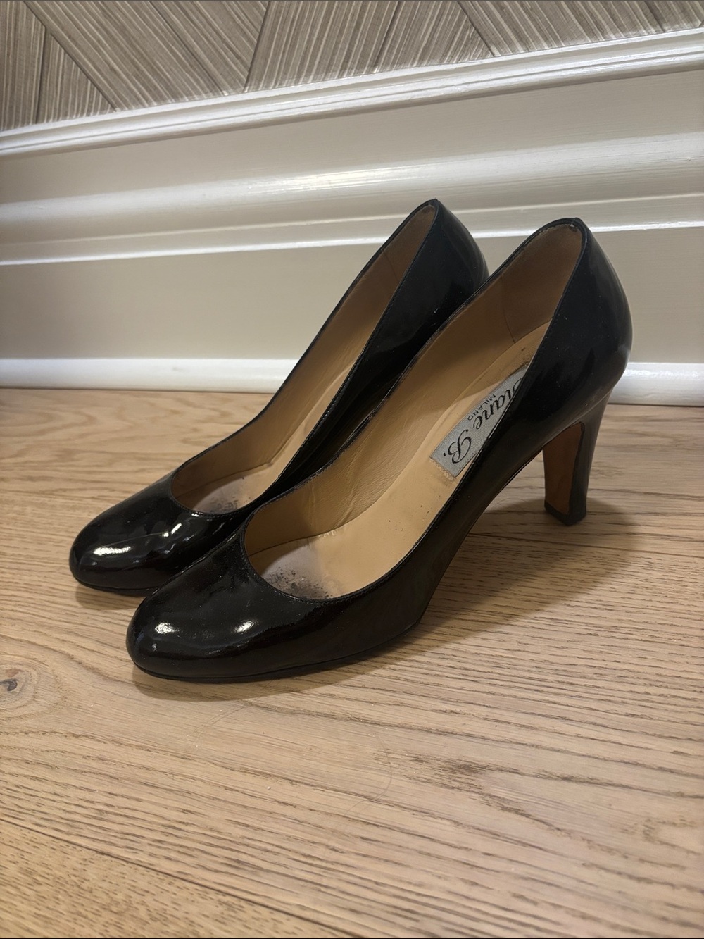Classic Black Patent Leather Women's Pumps